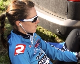 Gabby Day and her pre-race warmup.  © Renner Custom CX Team, Gregg Germer