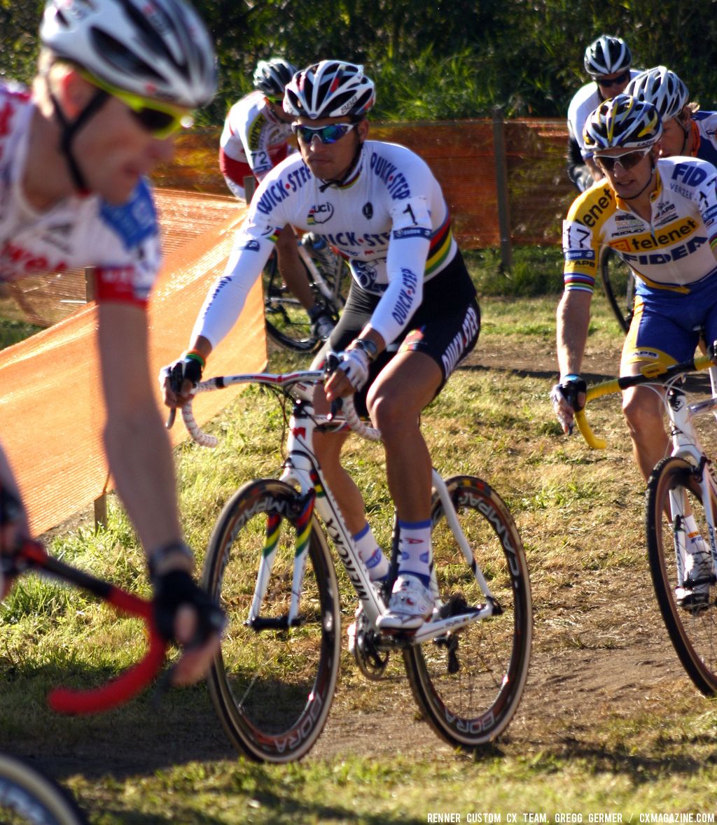 Stybar was an animator early in the race. © Renner Custom CX Team, Gregg Germer