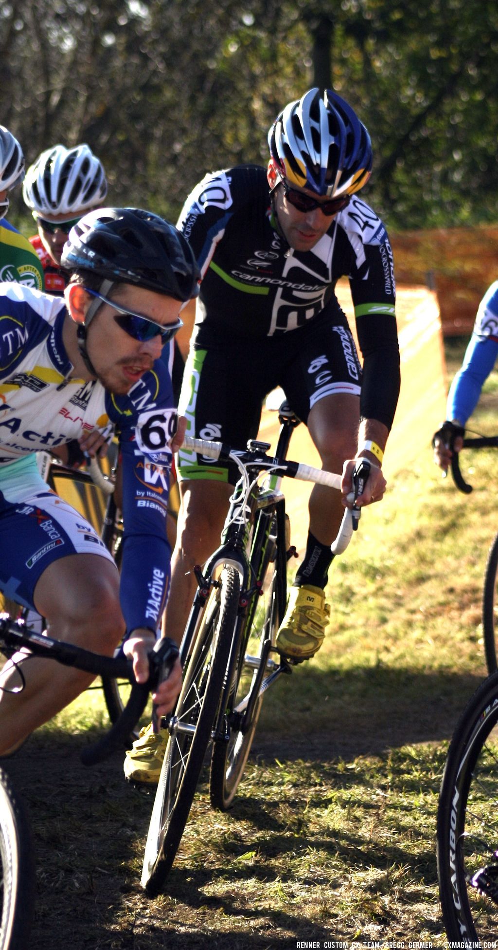 Tim Johnson also was obstructed at the start and had to chase the first lap. © Renner Custom CX Team, Gregg Germer