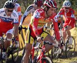 Ian Field on the first lap. © Renner Custom CX Team, Gregg Germer