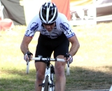 Page takes the barriers. © Renner Custom CX Team, Gregg Germer