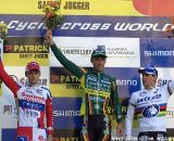 Men's Podium (l to r): Pauwels, Nys, Stybar. © Renner Custom CX Team, Gregg Germer