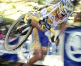 Bart Wellens on the stairs. © Renner Custom CX Team, Gregg Germer