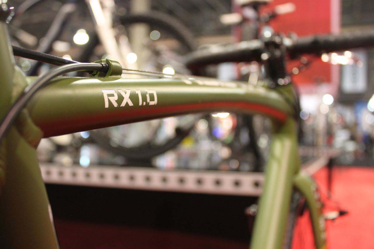 The top tube on the RX 1.0 is shaped to ease shouldering. © Cyclocross Magazine