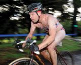 Some racers assumed it was a triathlon, thanks to the cesspool, and dressed for it. © Steve Anderson