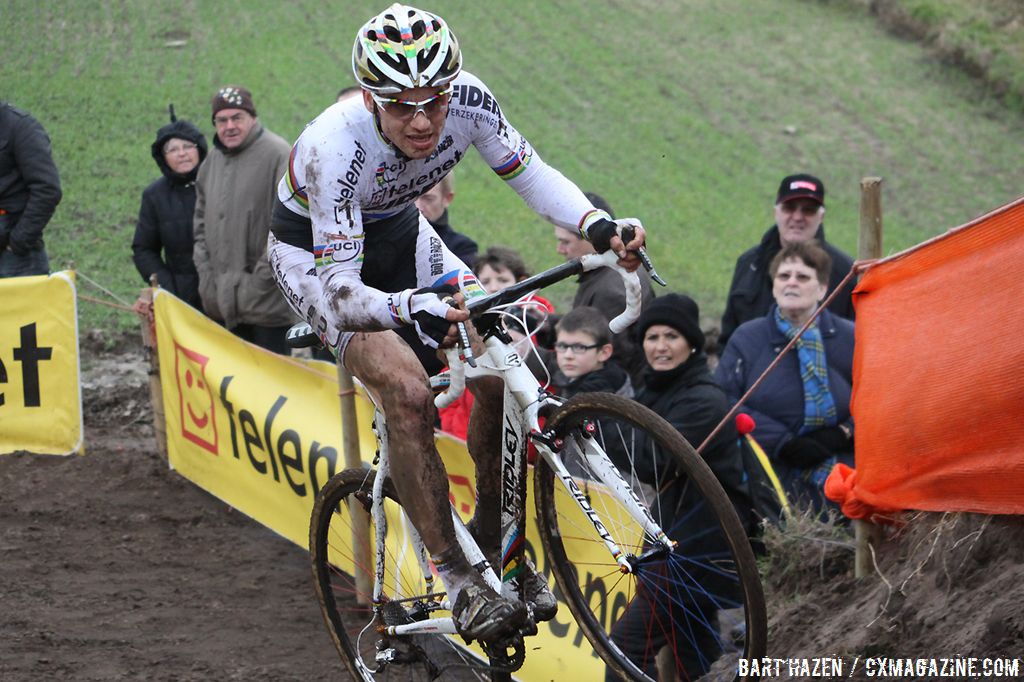 Stybar had a rough race, crashing on more than one occasion