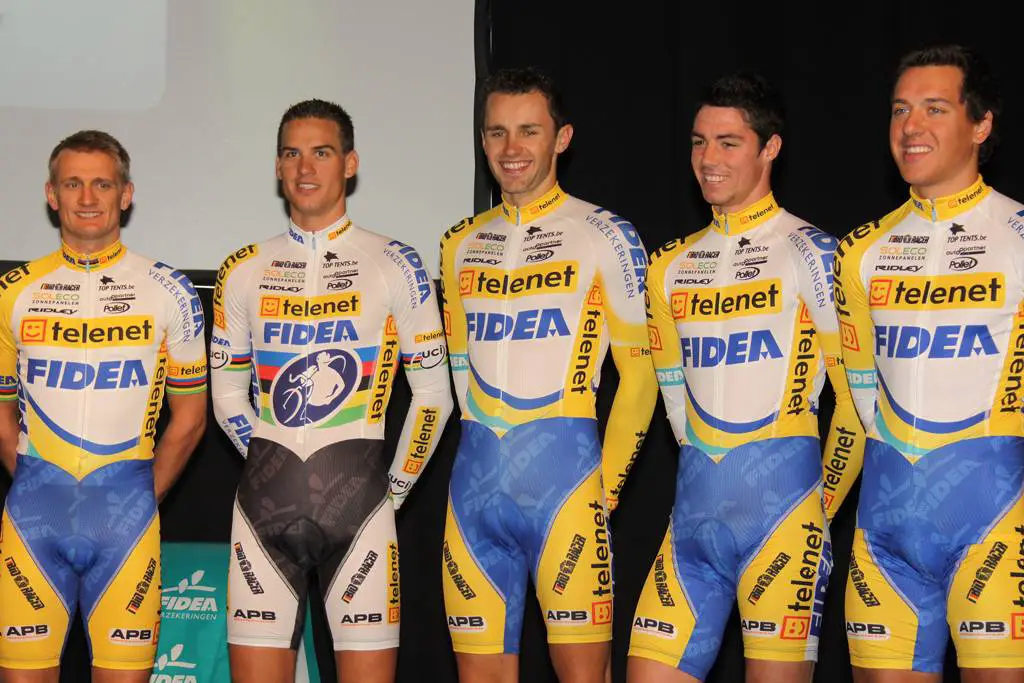 Bart Wellens, Zdenek Stybar, Rob Peeters, Vincent Baestaens, Tom Meeusen