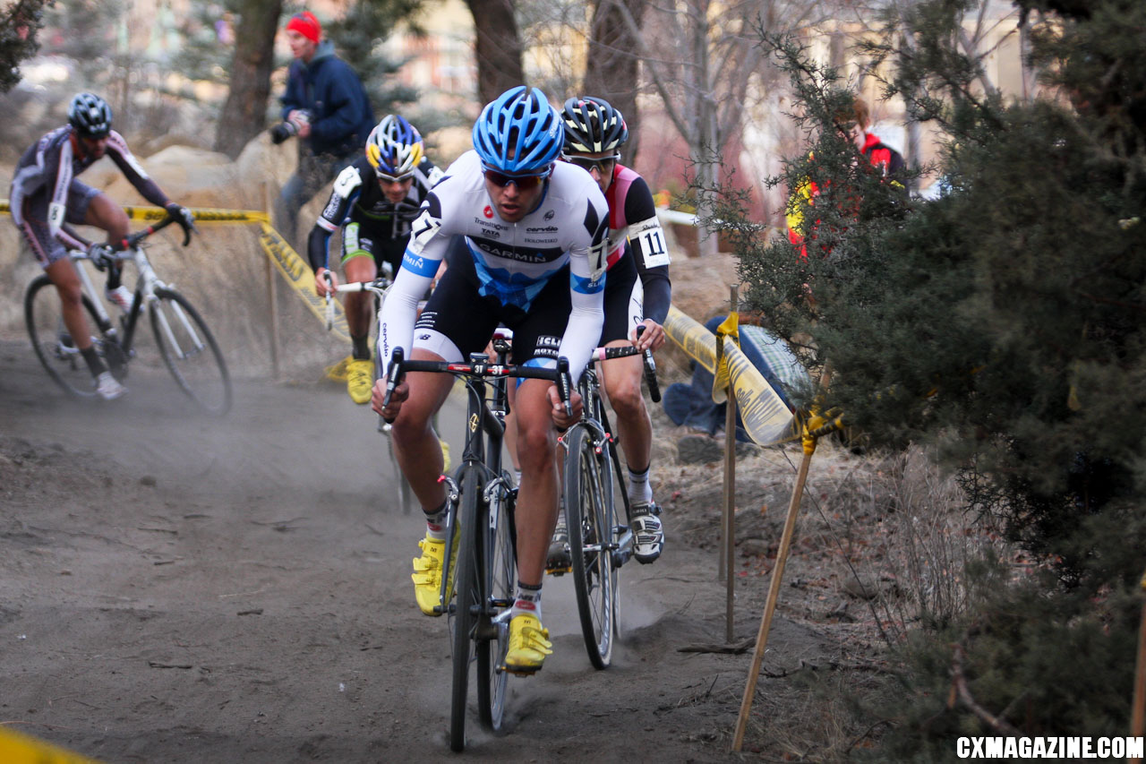 Danny Summerhill grabbed the lead early in the race and ended up third. ©Pat Malach