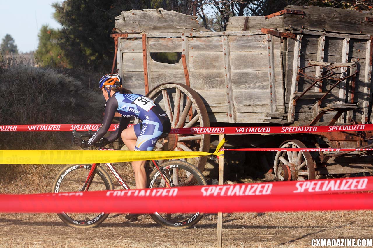 Remnants of Central Oregon\'s rustic past dotted the course Saturday. ©Pat Malach