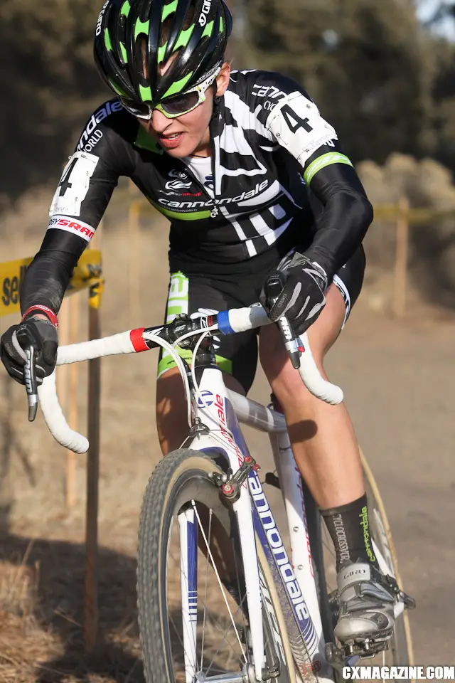 Katie Antonneau finished behind Sue Butler in sixth. ©Pat Malach