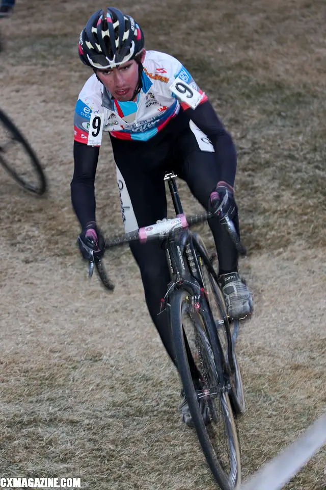 Zach McDonald was the top U23 rider in 10th Sunday, propelling him into the U23 overall crown via tie-breaker. ©Pat Malach 