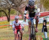 Nicole Thiemann leads Sue Butler. ©Amanda Wakeling