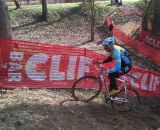 Adam Myserson pre-rides the course. ©Ray Smith