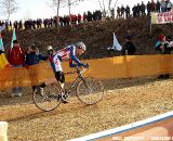 Bjorn Fox gets ready for a dismount.