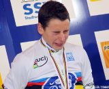 Venturini was emotional at the podium ceremony ©Bart Hazen