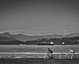 CX in Vancouver with an amazing backdrop. © Doug Brons