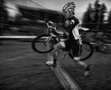     A bit of a muddy race for the racers at the British Columbia Championships. © Doug Brons