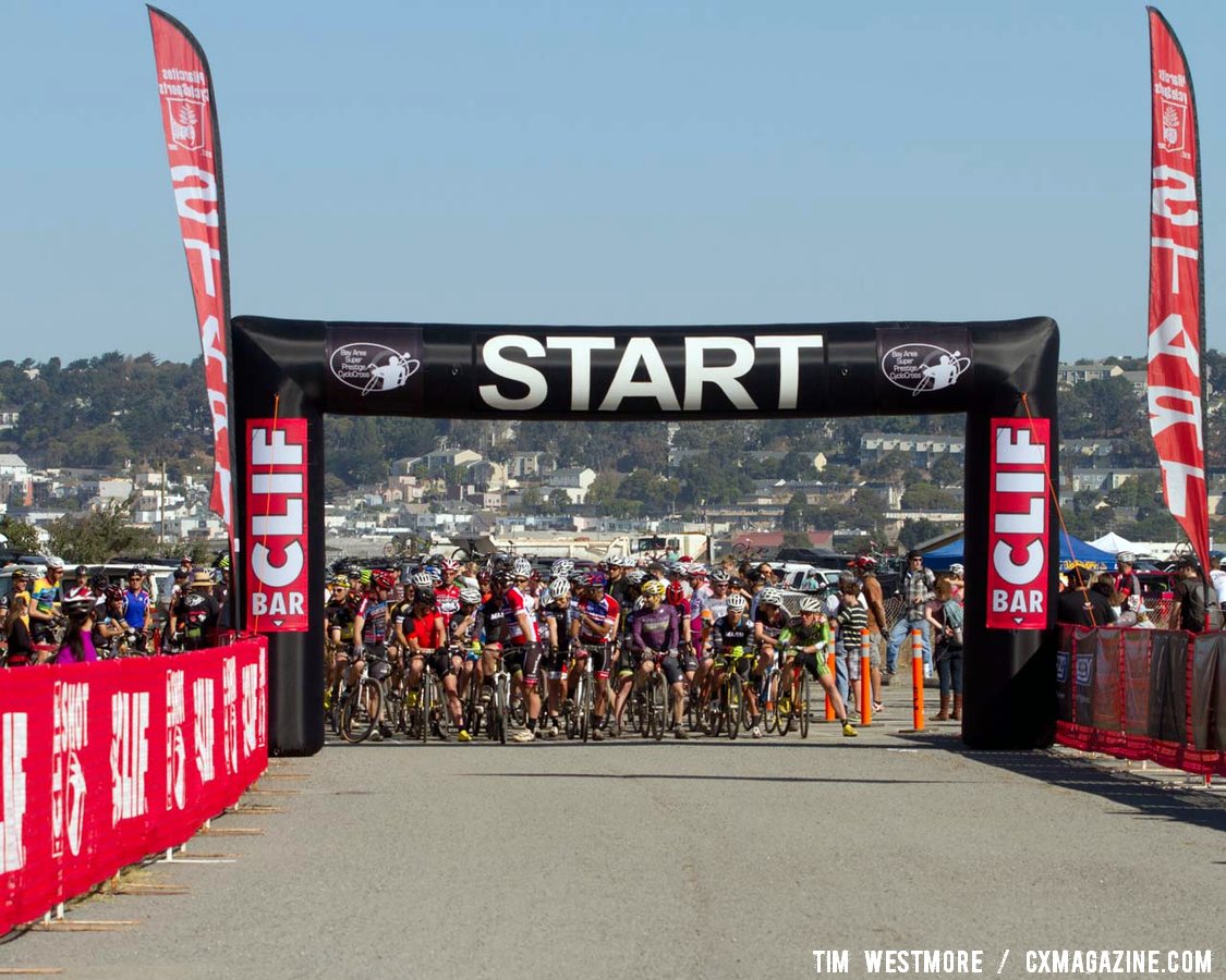 The Start of the Clif Bar BASP Cyclocross Series ©Tim Westmore