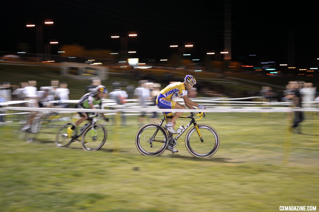 Rob Peeters was riding strongly until his crash - CrossVegas 2012. ©Cyclocross Magazine