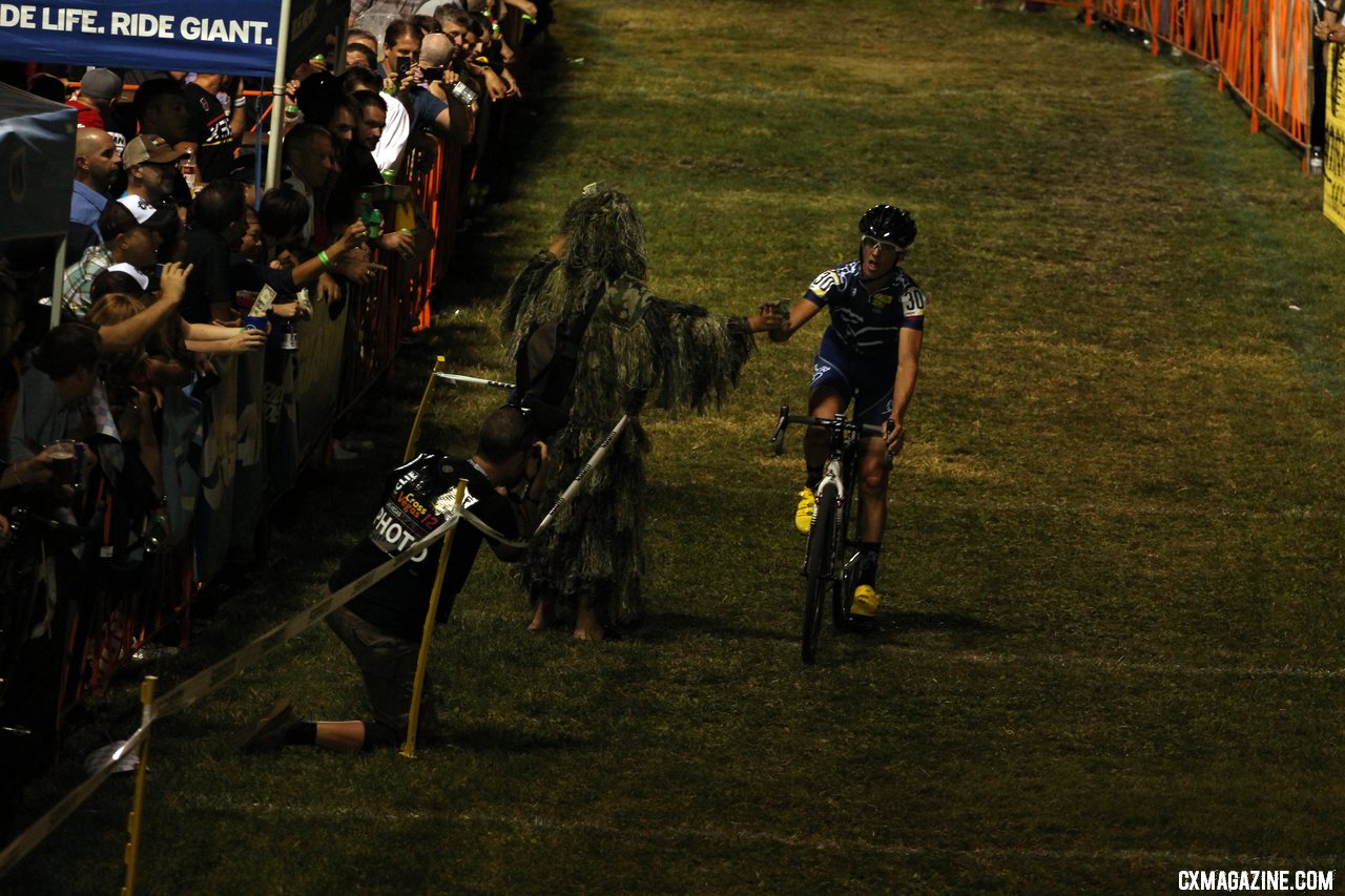 Slyfox was out there again, giving riders self-serve prize money.  CrossVegas 2012. ©Thomas van Bracht / Cyclocross Magazine