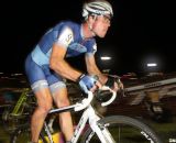 Jonathan Page hopped the barriers eaisly, until one bad lap. CrossVegas 2012. ©Cyclocross Magazine