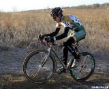 Lees McRae's Kerry Werner in control. 2012 Collegiate Cyclocross National Championships ©Cyclocross Magazine