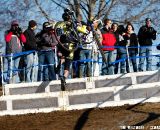 Nick Garcia (US Military Academy) leaps over the barriers, Division 2 Collegiate Men. ©Tim Westmore