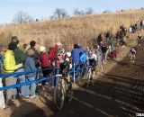 Powers attacking the downhill, leading Page, Johnson, Trebon. ©Cyclocross Magazine