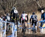 Pack racing, a rare sight this week. ©Cyclocross Magazine