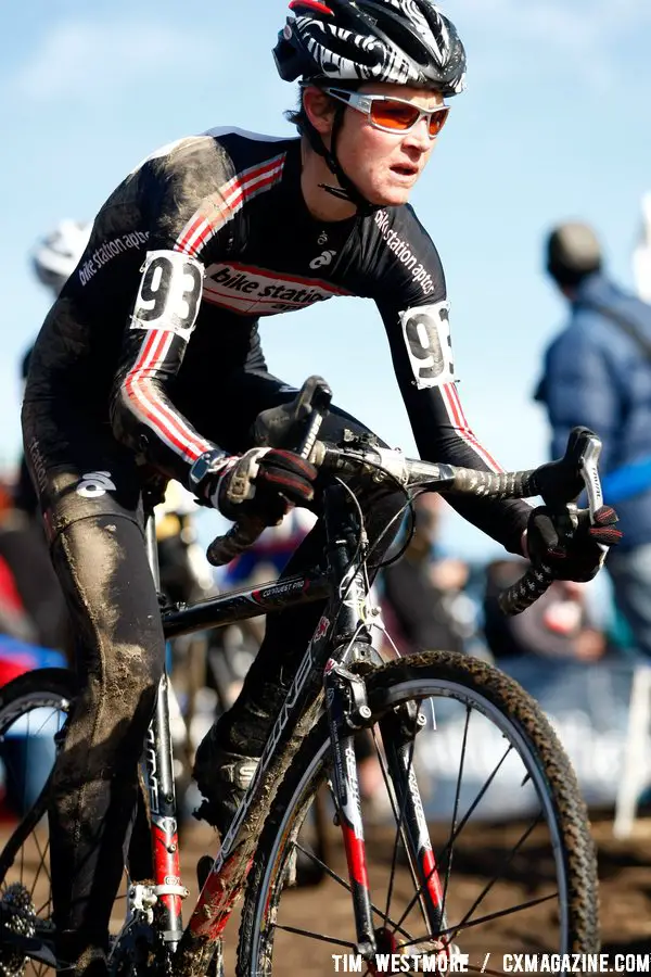 Ellen Sherrill (Bike Station Aptos) at the 2012 Cyclocross National Championship ©Tim Westmore