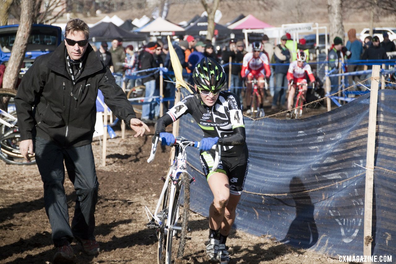 Antonneau had a stellar ride, taking second. 2012 Cyclocross National Championships, Elite Women. © Cyclocross Magazine