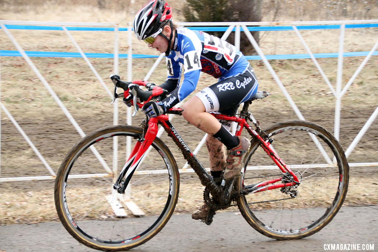 Andrew Schmidt wins the Junior Men 10-12, 2012 Cyclocross National Championships. ©Cyclocross Magazine