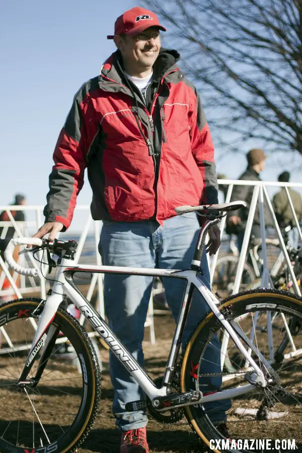 Tim Rutledge is all smiles with the Owen domination, for the second year in a row. © Cyclocross Magazine