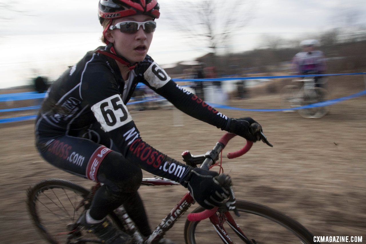 Emma White on the way to her win © Cyclocross Magazine