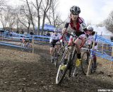 Andrea Casebolt powers through a turn. © Cyclocross Magazine