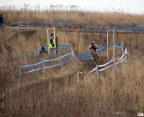 The long descent challenges riders' technical ability. © Cyclocross Magazine