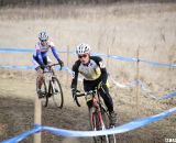 Allison Arensman on her way to a strong second place finish © Cyclocross Magazine