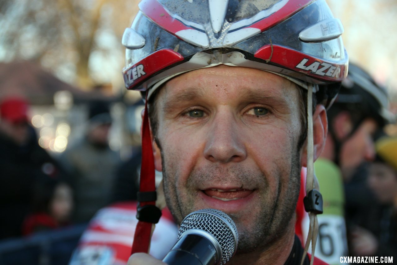 Winner Brian \'Ski\' Wilichoski Has a Wicked Danvers Accent ©Cyclocross Magazine