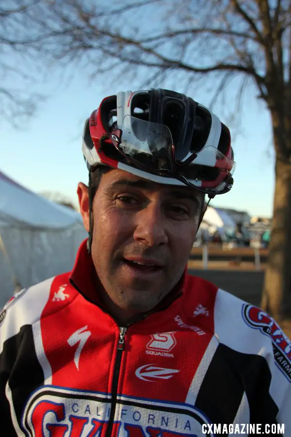 Justin Robinson Said He Didn\'t Have the Legs Today ©Cyclocross Magazine