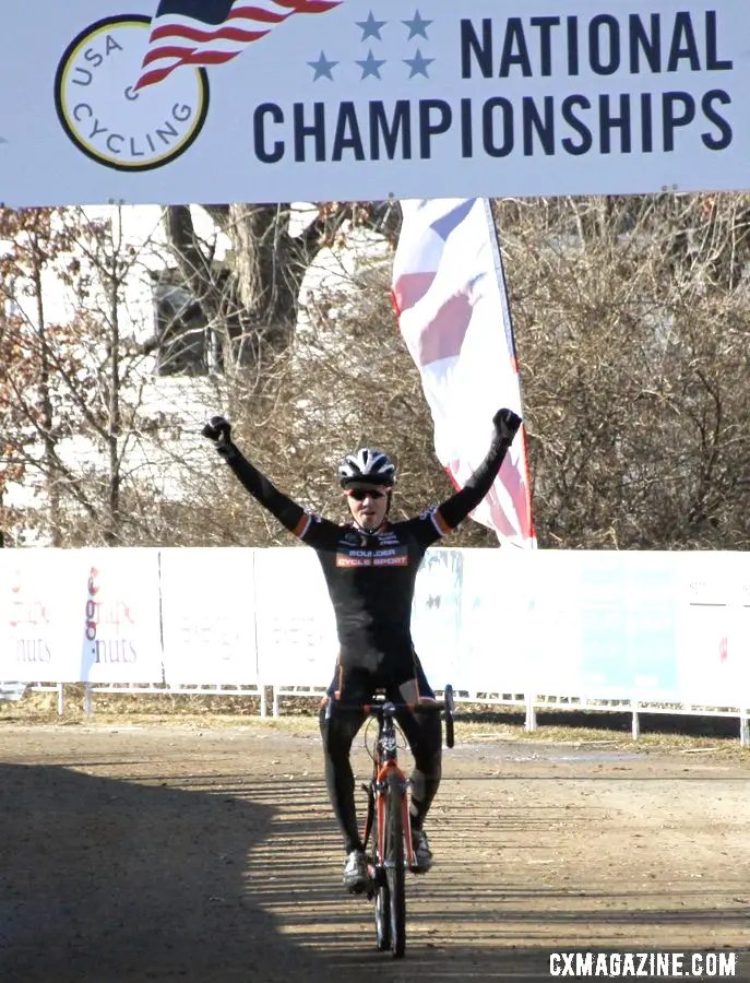 Dwight wins another title. 2012 Cyclocross National Championships, Masters Men 40-44. © Cyclocross Magazine