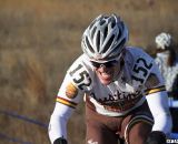 Jeffrey Hall shows the pain of the steep climbs. Masters Men 45-49, 2012 Nationals. © Cyclocross Magazine