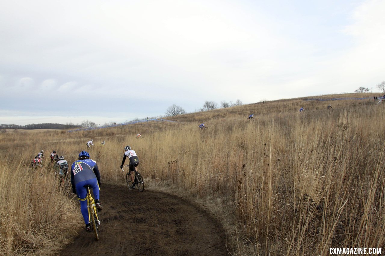 The Muddy Hills of Badger Prairie Park Were Starting to Look Like A Belgian Track © Cyclocross Magazine