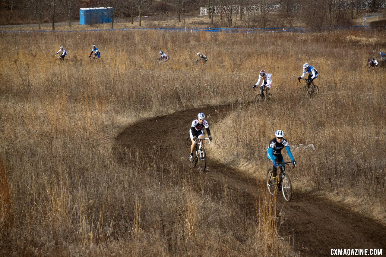 The 50-54 Field Was Spread Wide Across the Course with Several Minutes Separating the Top Finishers © Cyclocross Magazine