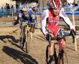 Norm Kreiss out of the sand at 2012 Cyclocross National Championships, Masters 55-59. © Cyclocross Magazine