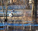 Curley winds around the course at the 2012 Cyclocross National Championships, Masters 55-59. © Cyclocross Magazine