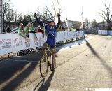 Paul Curley wins his 25th national championship in Madison with the Masters Men 55-59 title. © Tim Westmore