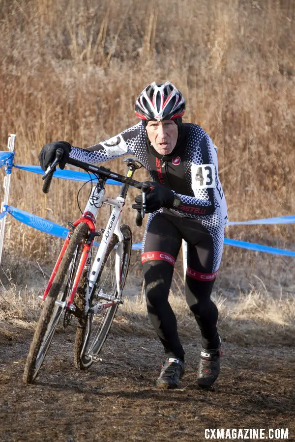 Eric Nordensen finished second, just short of his title defense in the 70+ © Cyclocross Magazine