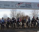 The 60-64 men ready to battle. 2012 Cyclocross National Championships, Masters Men Over 60. © Cyclocross Magazine