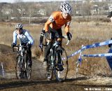 The climbs were the place to pass, or be passed. 2012 Cyclocross National Championships, Masters Men 60 and over. © Cyclocross Magazine