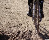 Skilled riders could exit the pit with speed and trail of sand -2012 Cyclocross National Championships, Masters Women 40-44. © Cyclocross Magazine